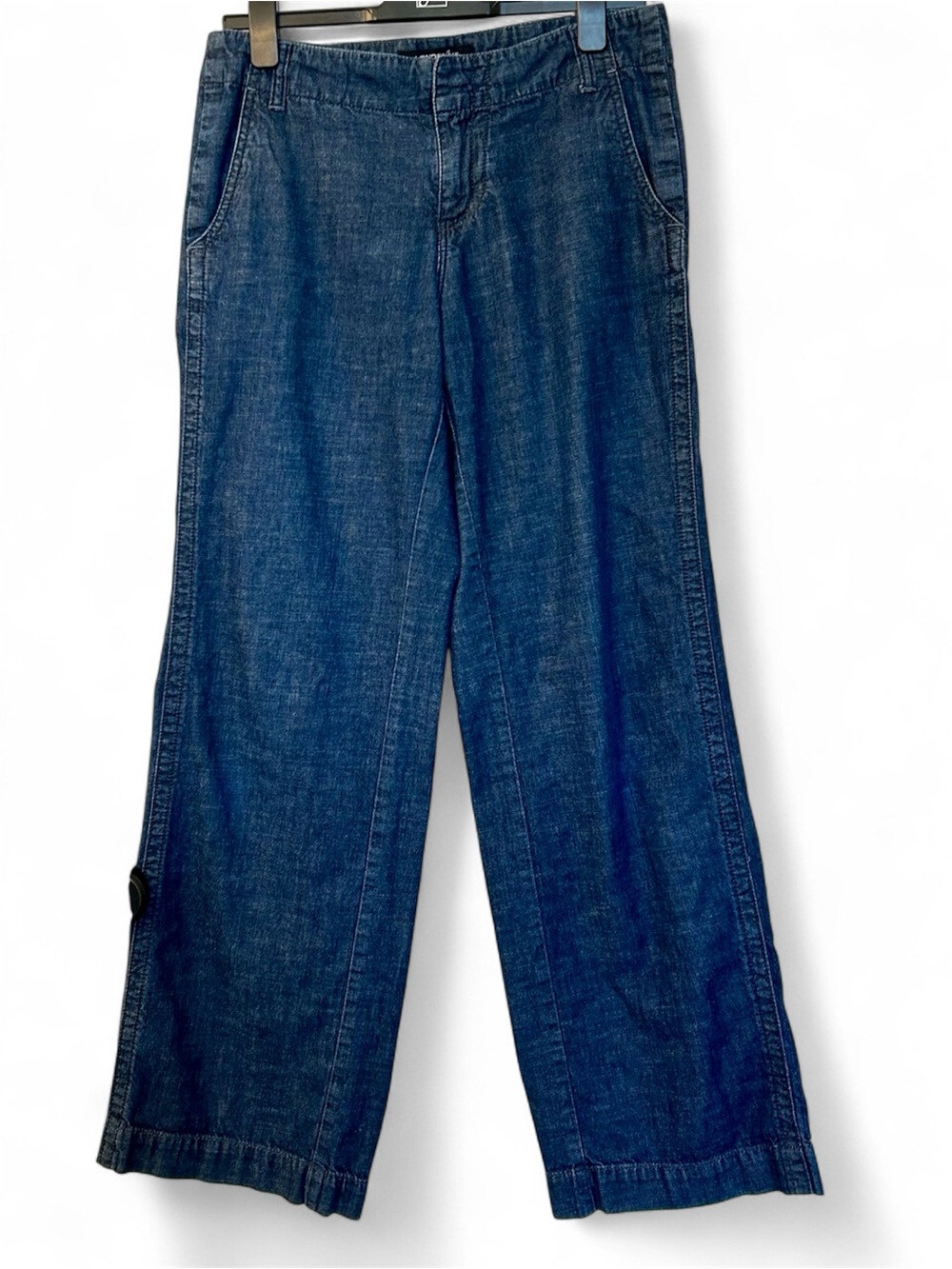 VS London Jeans 10 Wide Leg Dark Blue Women’s Trouser Jeans Victoria Secret Y2K
